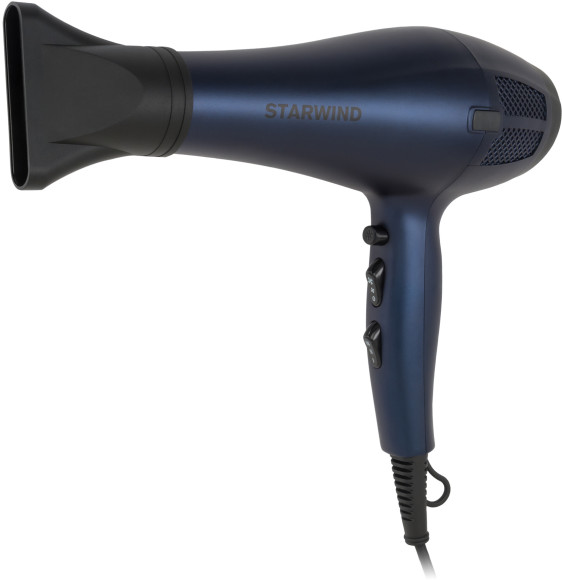 Фен Starwind SHD 7078 2000Вт синий матовый/черный