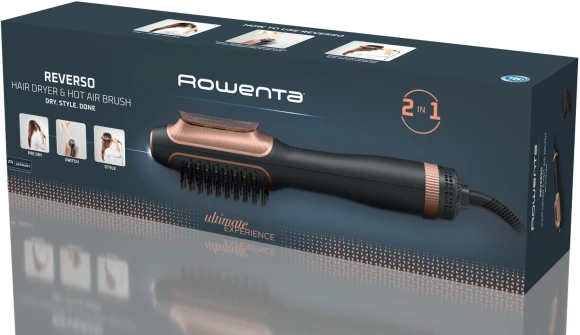 Фен-щетка Rowenta CF9840F0 1200Вт черный/золотистый (1830009168) Фен-щетка Rowenta CF9840F0 1200Вт черный/золотистый (1830009168)
