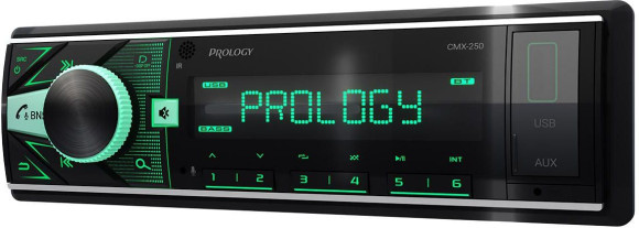 Автомагнитола Prology CMX-250 1DIN 4x55Вт v4.2 AUX (PRCMX250) Автомагнитола Prology CMX-250 1DIN 4x55Вт v4.2 AUX (PRCMX250)