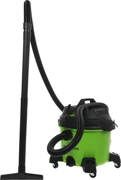 Строительный пылесос Greenworks G120WDV 1300Вт (уборка: сухая/сбор воды) зеленый