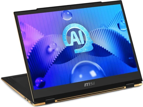 Ноутбук MSI Summit E13 AI Evo A1MTG-001US Core Ultra 7 155H 16Gb SSD1Tb Intel Arc 13.3" IPS Touch FHD+ (1920x1200) Windows 11 Home Multi Language black WiFi BT Cam (9S7-13P411-001)