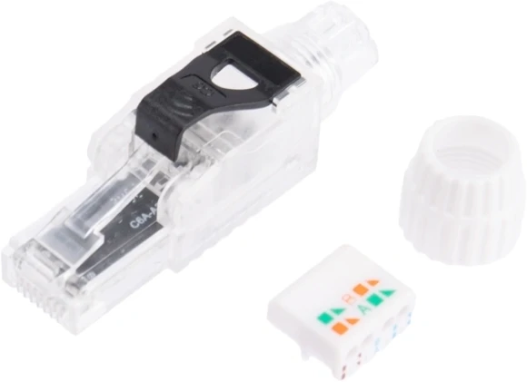 Коннектор Rexant (02-0281) кат.6 RJ45 прозрачный Коннектор Rexant (02-0281) кат.6 RJ45 прозрачный