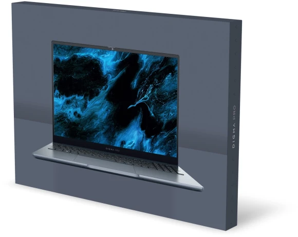 Ноутбук Digma Pro Pactos Core i5 1235U 16Gb SSD512Gb Intel Iris Xe graphics 16" IPS WUXGA (1920x1200) Windows 11 Pro dk.grey WiFi BT Cam 5500mAh (DN16P5-ADXW01)