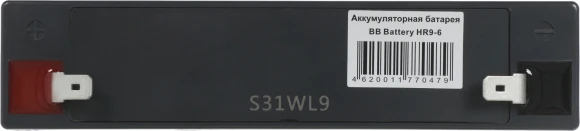 Батарея для ИБП BB HR 9-6 6В 9Ач Батарея для ИБП BB HR 9-6 6В 9Ач