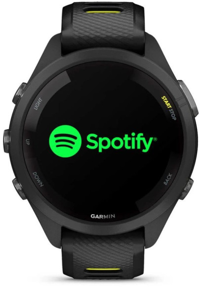 Смарт-часы Garmin Forerunner 265S 27.5мм 1.1" AMOLED корп.черный рем.черный/желтый (010-02810-13)