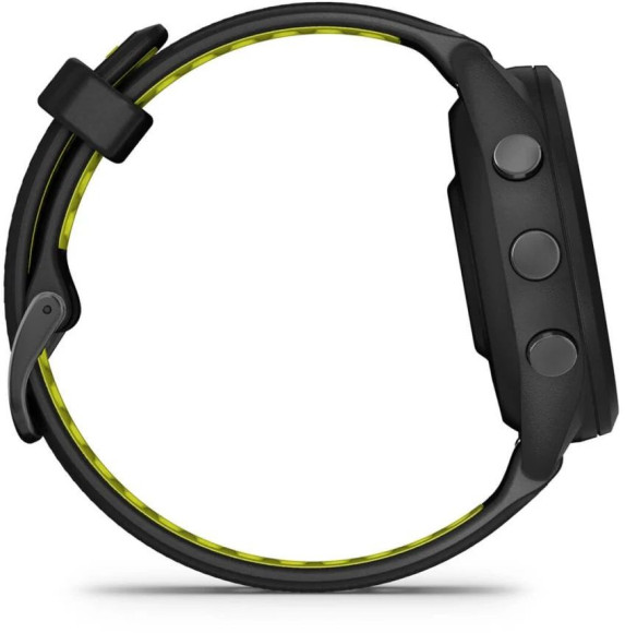 Смарт-часы Garmin Forerunner 265S 27.5мм 1.1" AMOLED корп.черный рем.черный/желтый (010-02810-13)