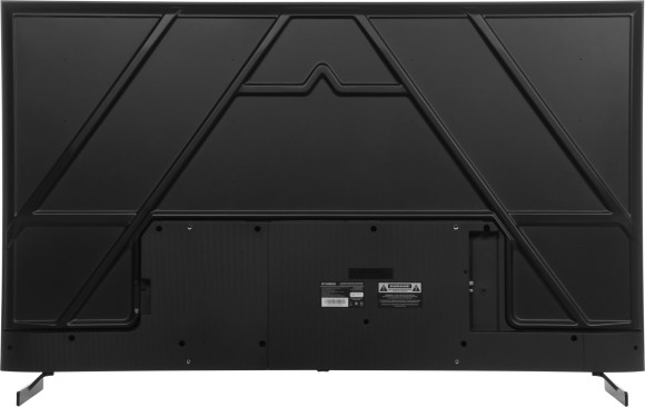 Телевизор LED Hyundai 65" H-LED65BU7011 Google TV Frameless Metal черный 4K Ultra HD 60Hz MEMC DVB-T DVB-T2 DVB-C DVB-S DVB-S2 USB WiFi Smart TV