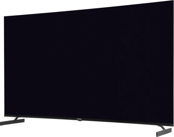 Телевизор LED Hyundai 65" H-LED65BU7011 Google TV Frameless Metal черный 4K Ultra HD 60Hz MEMC DVB-T DVB-T2 DVB-C DVB-S DVB-S2 USB WiFi Smart TV