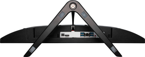 Моноблок IRU Агат 313 23.8" Full HD i3 10100 (3.6) 8Gb SSD256Gb UHDG 630 FreeDOS GbitEth WiFi BT 120W клавиатура мышь Cam черный 1920x1080