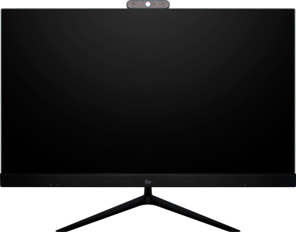 Моноблок IRU Агат 313 23.8" Full HD i3 10100 (3.6) 8Gb SSD256Gb UHDG 630 FreeDOS GbitEth WiFi BT 120W клавиатура мышь Cam черный 1920x1080