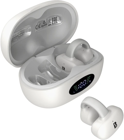 Гарнитура вкладыши A4Tech Biosong B5 TWS белый беспроводные bluetooth клипса (B5) Гарнитура вкладыши A4Tech Biosong B5 TWS белый беспроводные bluetooth клипса (B5)