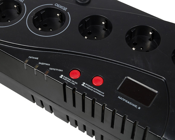 Стабилизатор напряжения Ресанта С1500 1.739кВА однофазный серый (63/6/33)