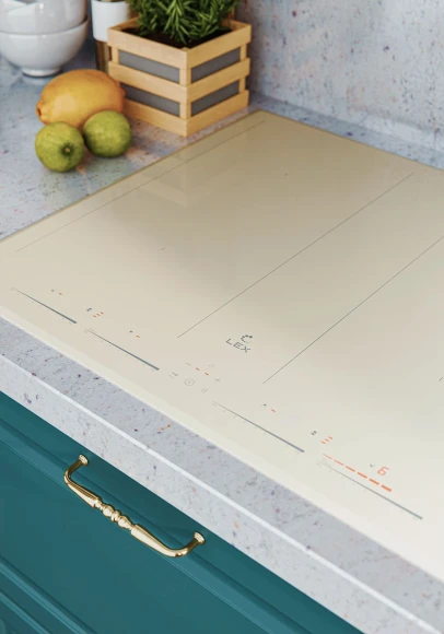 Индукционная варочная поверхность Lex EVI 641C IV слоновая кость Индукционная варочная поверхность Lex EVI 641C IV слоновая кость