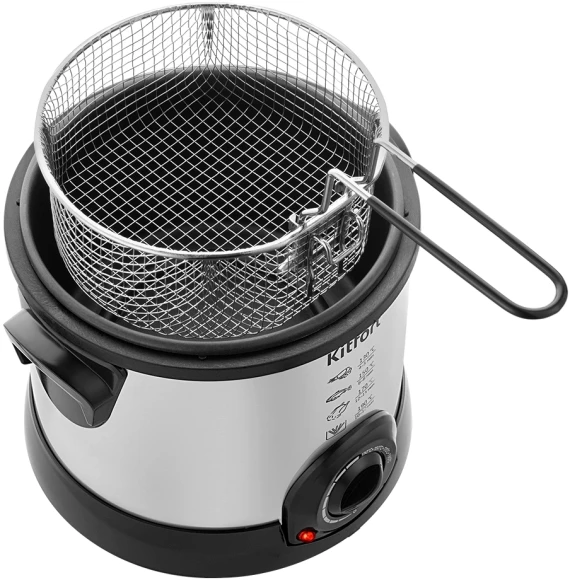 Фритюрница Kitfort КТ-2011 1200Вт серебристый/черный