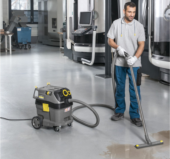 Строительный пылесос Karcher NT 30/1 Tact Te L 1380Вт (уборка: сухая/влажная) серый