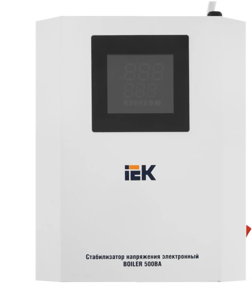 Стабилизатор напряжения IEK Boiler 0.5кВА однофазный белый (IVS24-1-00500)