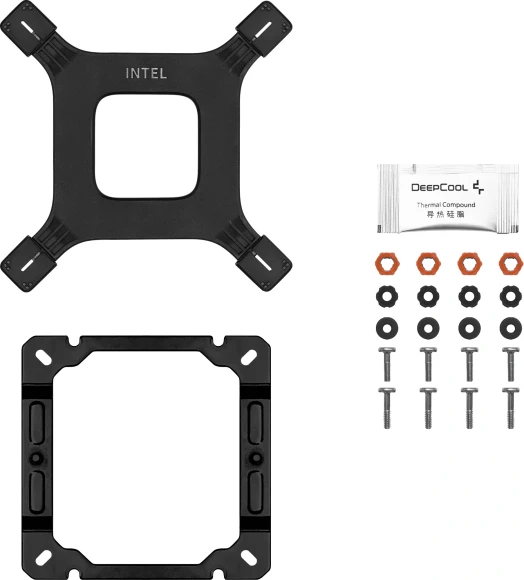 Устройство охлаждения(кулер) Deepcool AG400 Bk ARGB Soc-AM5/AM4/1200/1700/1851 черный/белый 4-pin 31.6dB Al+Cu 220W 614gr Ret (R-AG400-BKANMC-G-2)