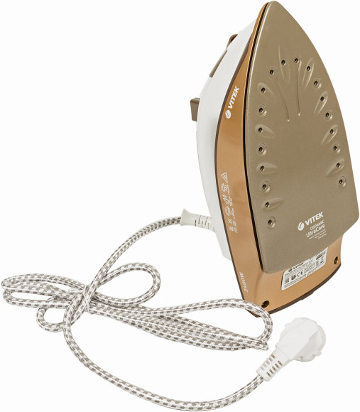 Утюг Vitek 1209-VT-03 2400Вт коричневый/белый
