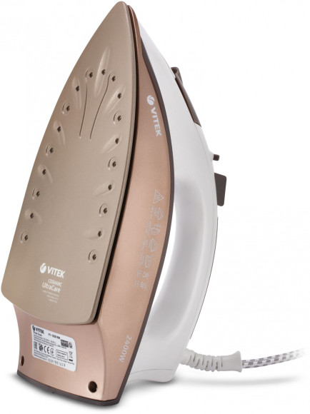 Утюг Vitek 1209-VT-03 2400Вт коричневый/белый