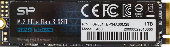 Накопитель SSD Silicon Power PCIe 3.0 x4 1TB SP001TBP34A60M28 M-Series M.2 2280