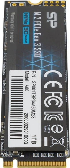 Накопитель SSD Silicon Power PCIe 3.0 x4 1TB SP001TBP34A60M28 M-Series M.2 2280
