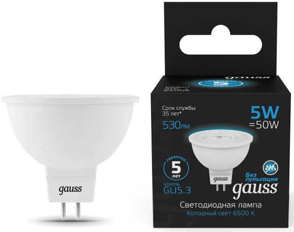 Лампа светодиодная Gauss Filament 105201109 9Вт цок.:E14 шар 220B 3000K св.свеч.бел.теп. (упак.:10шт)