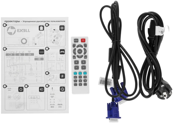 Проектор Exell EXD203STW DLP 3600Lm LS (1280x800) 30000:1 ресурс лампы:15000часов 1xUSB typeA 2xHDMI 2.6кг Проектор Exell EXD203STW DLP 3600Lm LS (1280x800) 30000:1 ресурс лампы:15000часов 1xUSB typeA 2xHDMI 2.6кг