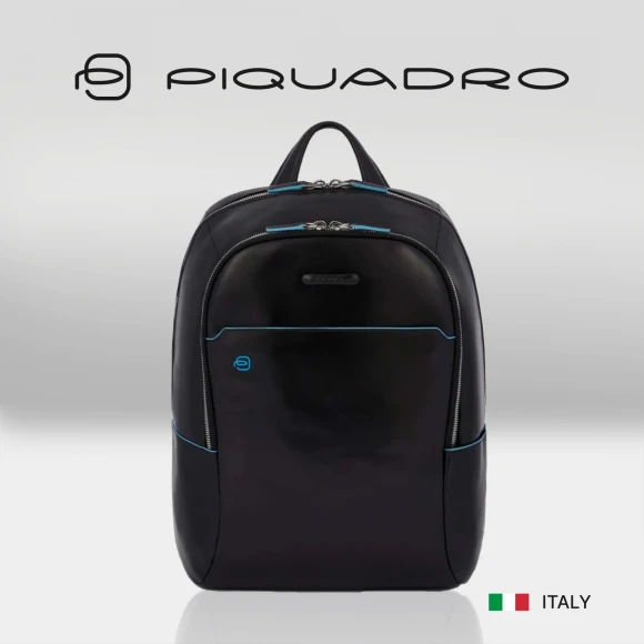 Рюкзак Piquadro Blue Square CA3214B2/N черный кожа