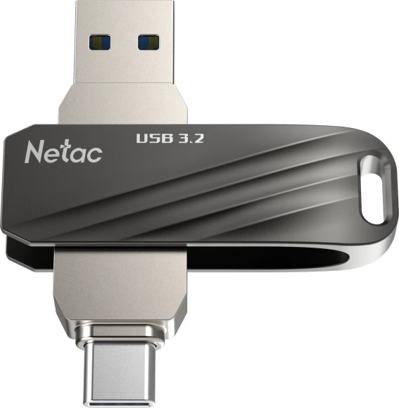 Флеш Диск Netac 32GB US11 NT03US11C-032G-32BK USB3.2 черный/серебристый Флеш Диск Netac 32GB US11 NT03US11C-032G-32BK USB3.2 черный/серебристый