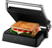 Электрогриль Kitfort КТ-3664 2000Вт серебристый/черный Электрогриль Kitfort КТ-3664 2000Вт серебристый/черный