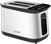 Тостер Vitek VT-T1003 900Вт стальной/черный Тостер Vitek VT-T1003 900Вт стальной/черный