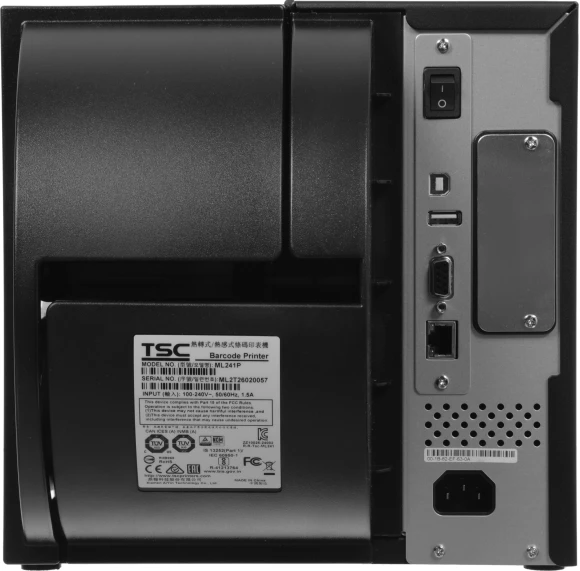Термопринтер TSC ML241P (ML241P-A001-0202 ) 203мм/с 2,3-дюймовый LCD-экран/USB/RS232 для печ.этик. черный