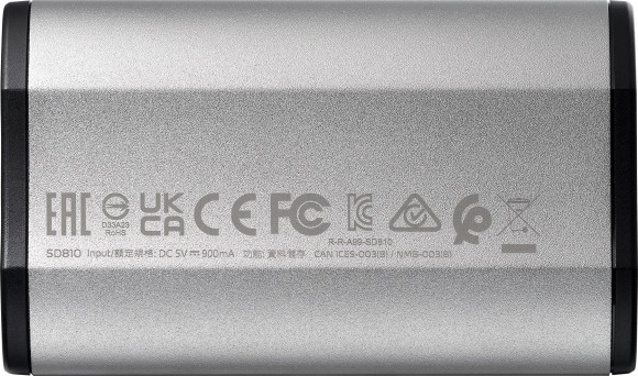 Накопитель SSD A-Data USB-C 2TB SD810-2000G-CSG SD810 серый