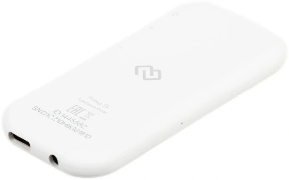 Плеер Hi-Fi Flash Digma T5 BT 16Gb белый/1.54"/FM/microSDHC