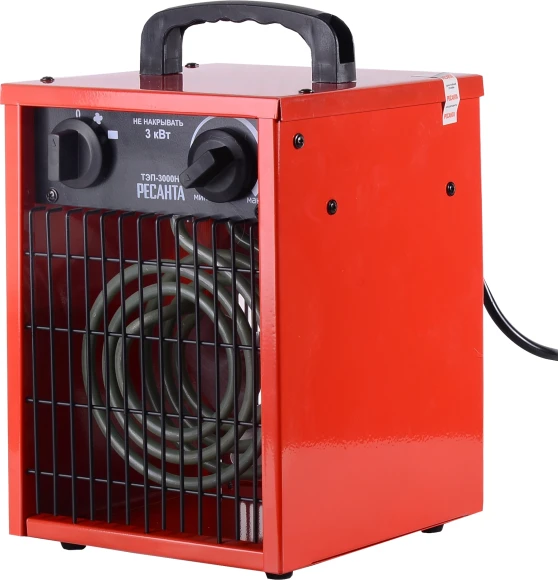 Тепловая пушка электрическая Ресанта ТЭП-3000Н 3000Вт красный