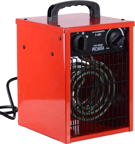Тепловая пушка электрическая Ресанта ТЭП-3000Н 3000Вт красный