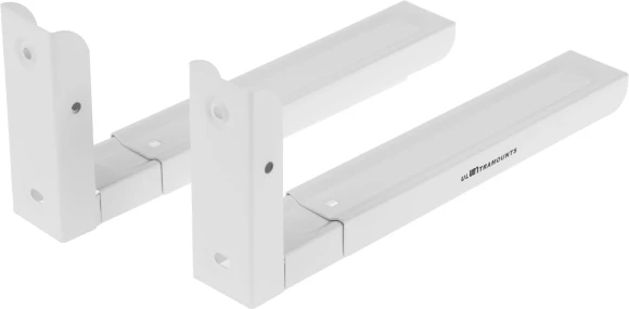 Кронштейн для СВЧ Ultramounts UM888W белый макс.30кг настенный фиксированный Кронштейн для СВЧ Ultramounts UM888W белый макс.30кг настенный фиксированный