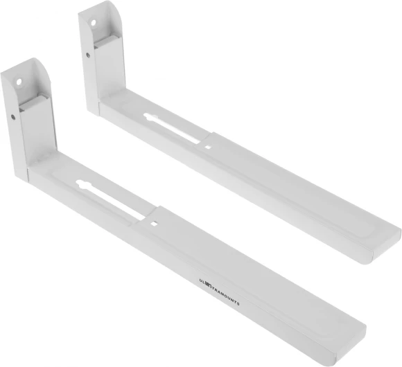 Кронштейн для СВЧ Ultramounts UM888W белый макс.30кг настенный фиксированный Кронштейн для СВЧ Ultramounts UM888W белый макс.30кг настенный фиксированный