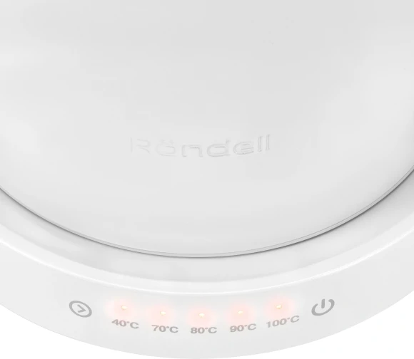 Чайник электрический Rondell RDE-WK804 1л. 1200Вт жемчужный корпус: металл Чайник электрический Rondell RDE-WK804 1л. 1200Вт жемчужный корпус: металл