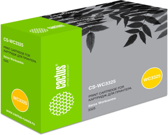 Картридж лазерный Cactus CS-WC3325 106R02312 черный (11000стр.) для Xerox WorkCentre 3325 Картридж лазерный Cactus CS-WC3325 106R02312 черный (11000стр.) для Xerox WorkCentre 3325