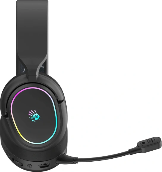 Наушники с микрофоном A4Tech Bloody GR360 черный 1.2м мониторные BT/Radio/3.5mm оголовье