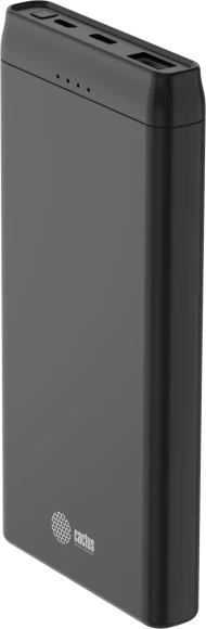 Мобильный аккумулятор Cactus CS-PBFSFT-10000 10000mAh 10.5W 2.1A 2xUSB-A черный