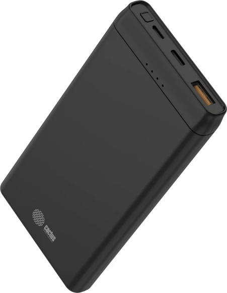 Мобильный аккумулятор Cactus CS-PBFSFT-10000 10000mAh 10.5W 2.1A 2xUSB-A черный