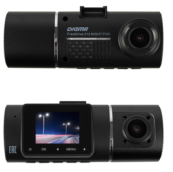 Видеорегистратор Digma FreeDrive 212 NIGHT FHD черный 2Mpix 1080x1920 1080p 160гр. JL5601 Видеорегистратор Digma FreeDrive 212 NIGHT FHD черный 2Mpix 1080x1920 1080p 160гр. JL5601