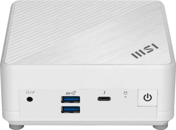 Неттоп MSI Cubi 5 1M-465BRU Core 3 100U (1.2) Graphics без ОС 2.5xGbitEth+1xGbitEth WiFi BT 65W белый (936-B0A822-465)