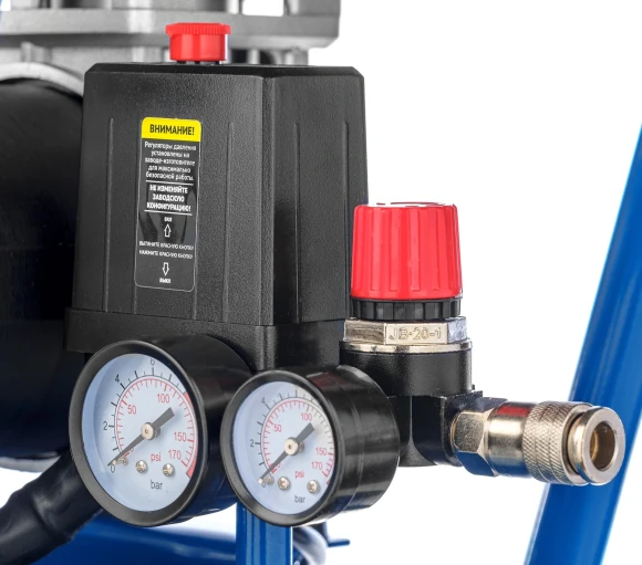 Компрессор поршневой Hyundai HYC 3050S безмасляный 300л/мин 50л 2000Вт синий