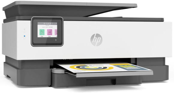 МФУ струйный HP OfficeJet 8023 (1KR64B) A4 Duplex WiFi черный