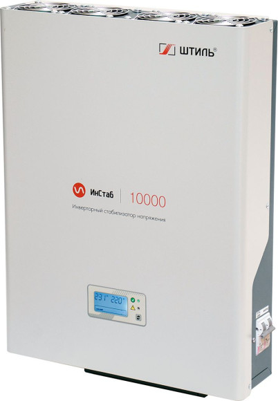 Стабилизатор напряжения Штиль ИнСтаб IS10000 9000Вт 10000ВА белый Стабилизатор напряжения Штиль ИнСтаб IS10000 9000Вт 10000ВА белый