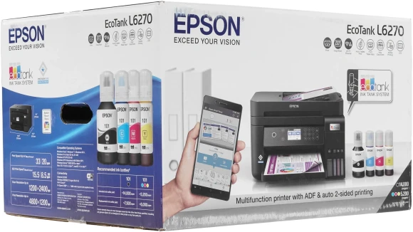 МФУ струйный Epson L6270 (C11CJ61507/61407/64407) A4 Duplex Net WiFi черный МФУ струйный Epson L6270 (C11CJ61507/61407/64407) A4 Duplex Net WiFi черный