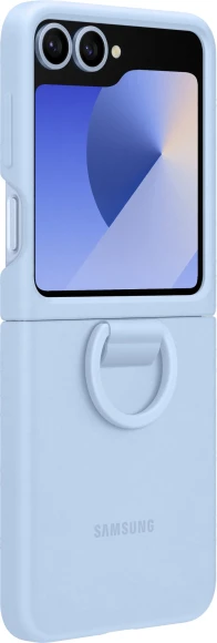 Чехол (клип-кейс) Samsung для Samsung Galaxy Z Flip6 Silicone Case Flip 6 (F741) голубой (EF-PF741TLEGRU)